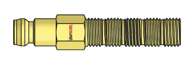 Náustek s prodloužením s celozávitem